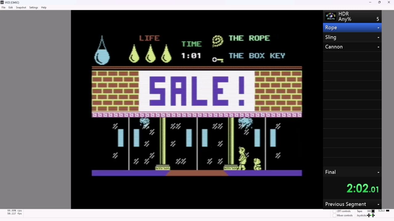 C64 Speedrun Herbert's Dummy Run [1985] Former W.R. Any% 18.17.340