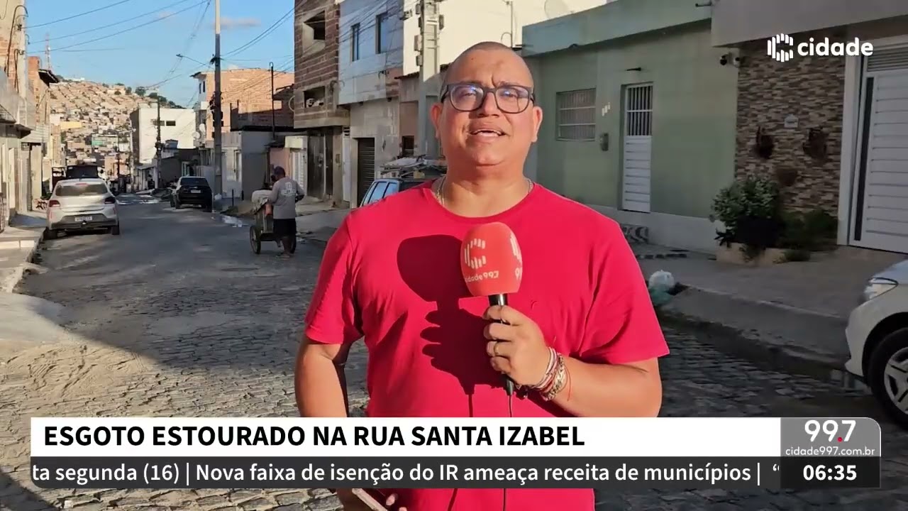 Manhã Cidade - 16.03.26 - Mais um esgoto estourado em Caruaru tira a paz de moradores