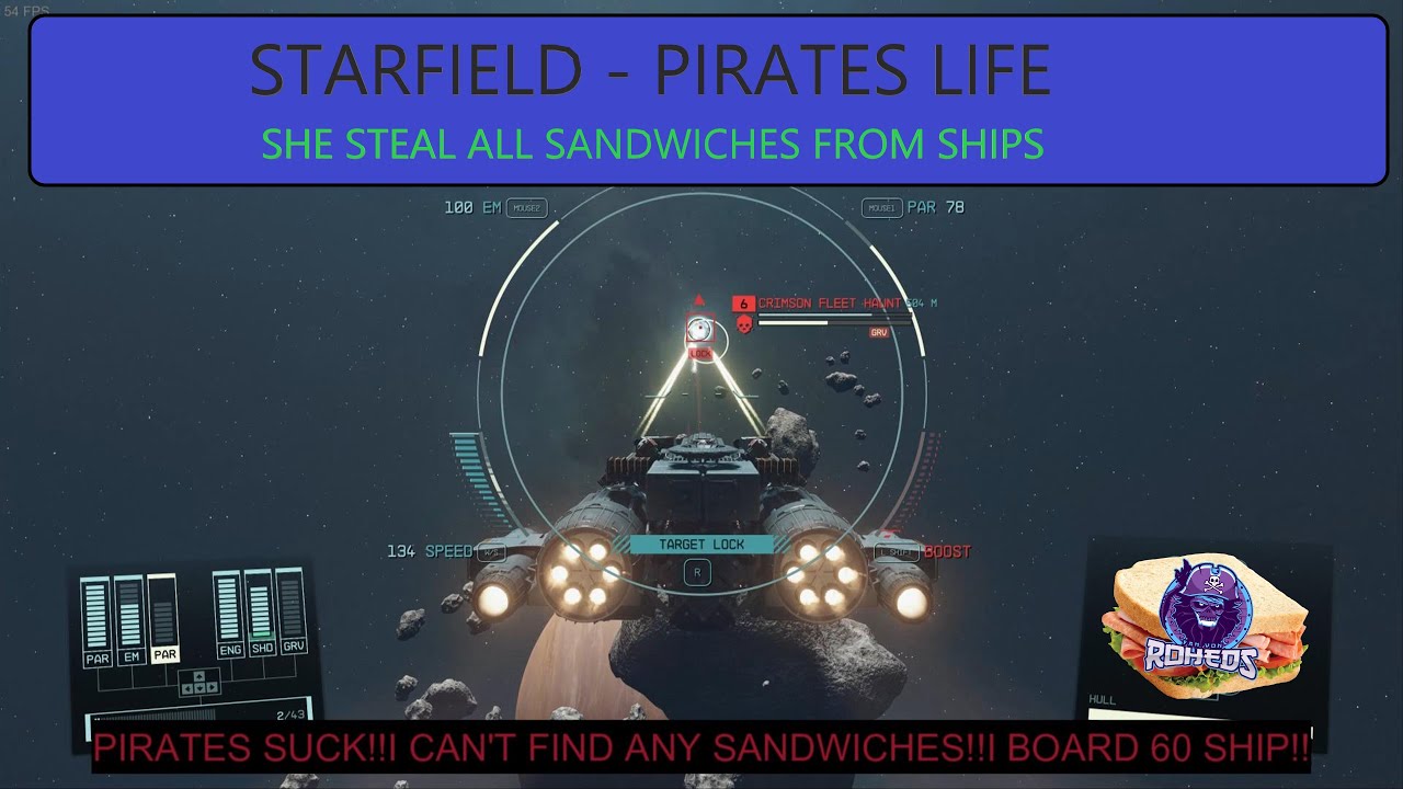 STARFIELD - WHERE MY SANDWICHES - PIRATES LIFE IS IT PROFITABLE? WHO DESIGNED IT