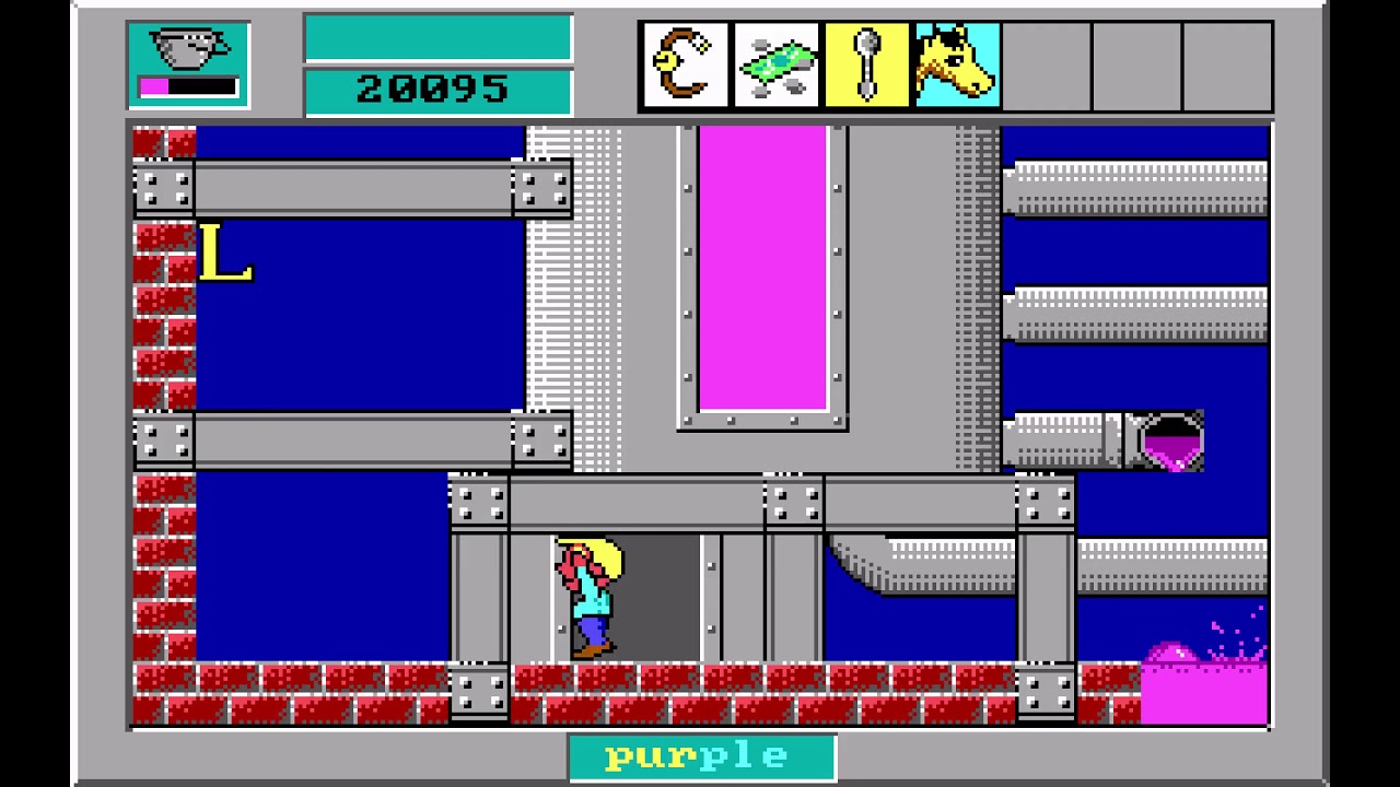 Word Rescue: Episode 1 - Level 15: The Tank Room (1992) [MS-DOS]
