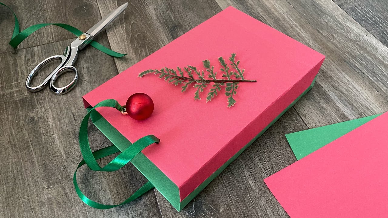 How To Make A Gift Bag With Two Pieces Of Paper | Gift Packaging Ideas