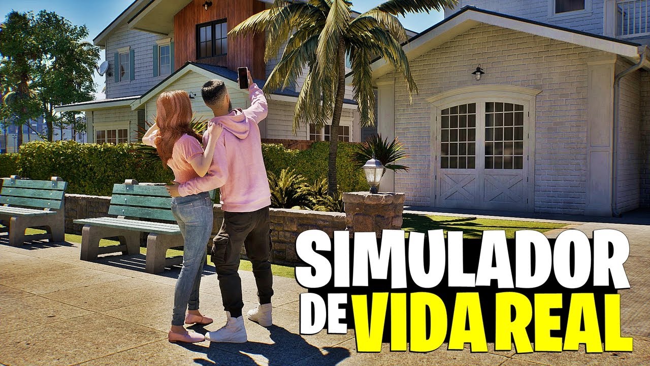 SIMULADOR REALISTA de VIDA REAL! | VIREI YOUTUBER, COMPREI uma CASA NOVA e PEDI A MÃO da MORENA! #03