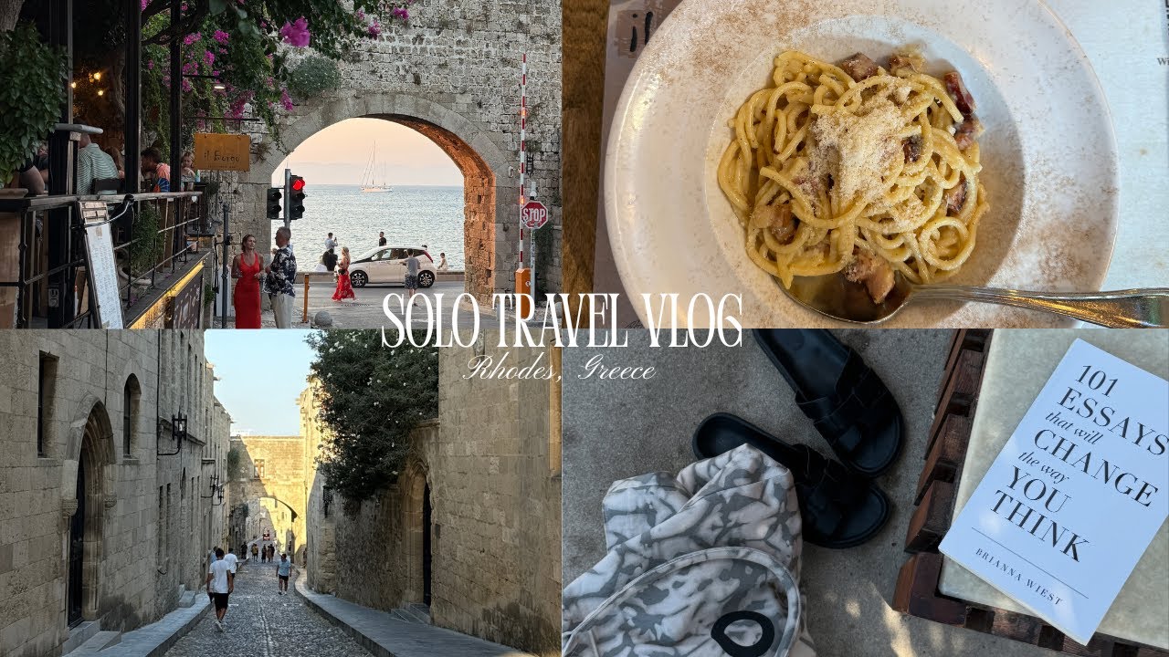 MY FIRST SOLO HOLIDAY - Rhodes vlog