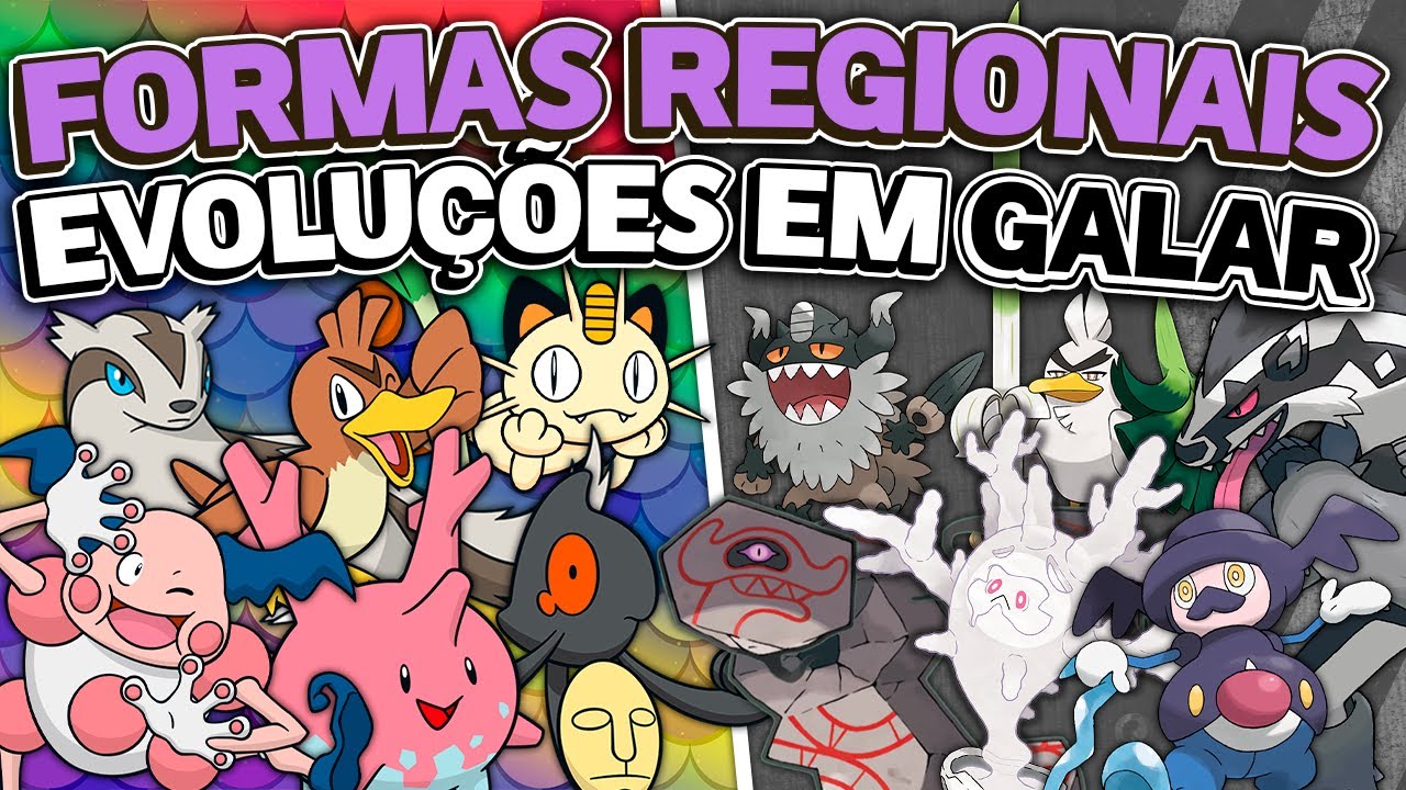 Como NASCEM EVOLUÇÕES REGIONAIS em Pokémon?!