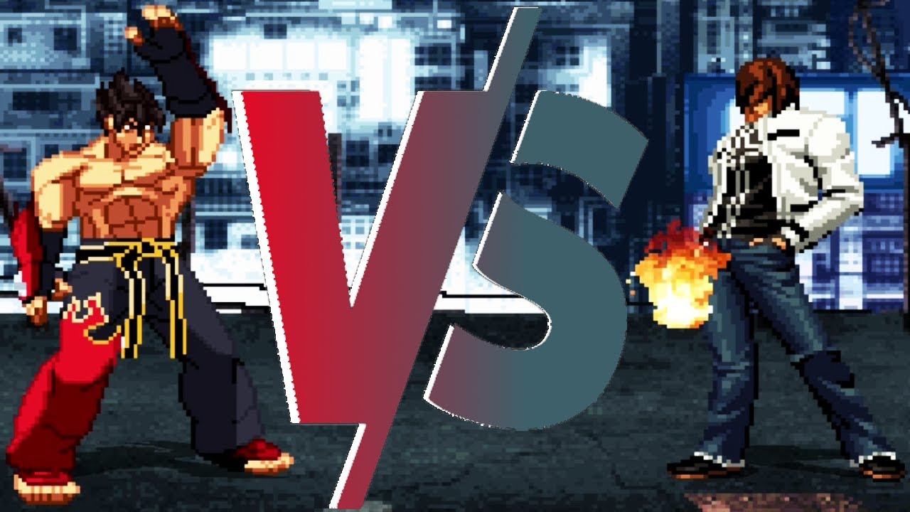 Jin Kazama VS Kyo Kusanagi Mugen Tekken VS KOF