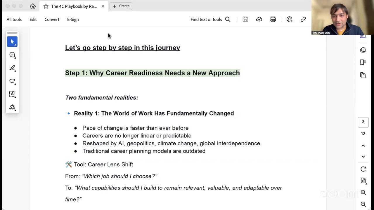 Designing Your Career Readiness: A Unique Playbook for Viksit Bharat