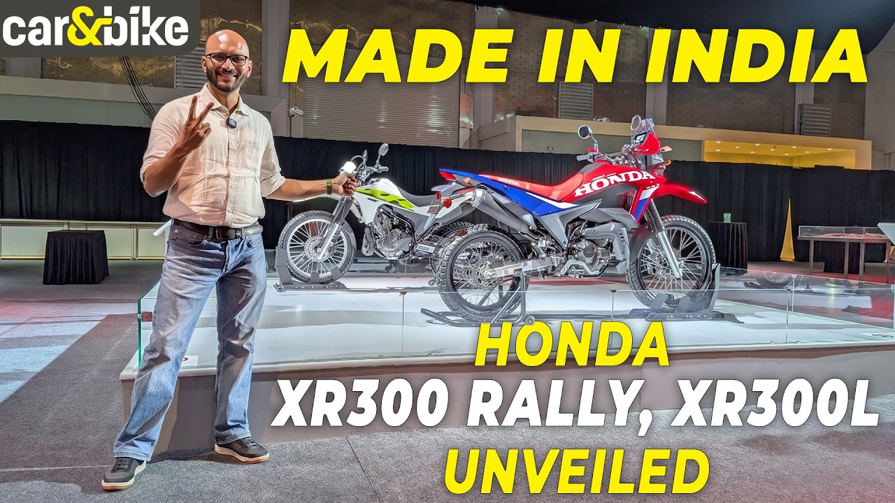Made-in-India Honda XR300L, 300 Rally Unveiled