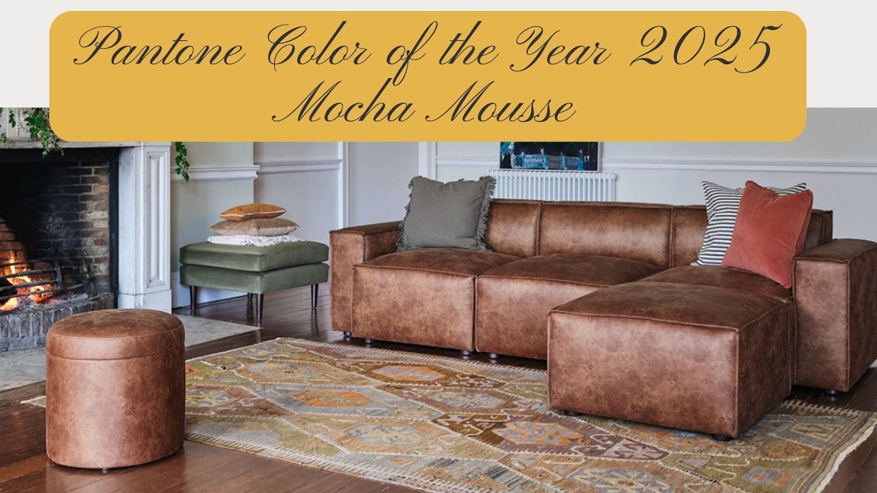 Pantone Color of the Year 2025 : Mocha Mousse #pantone #2025 #interiordesign