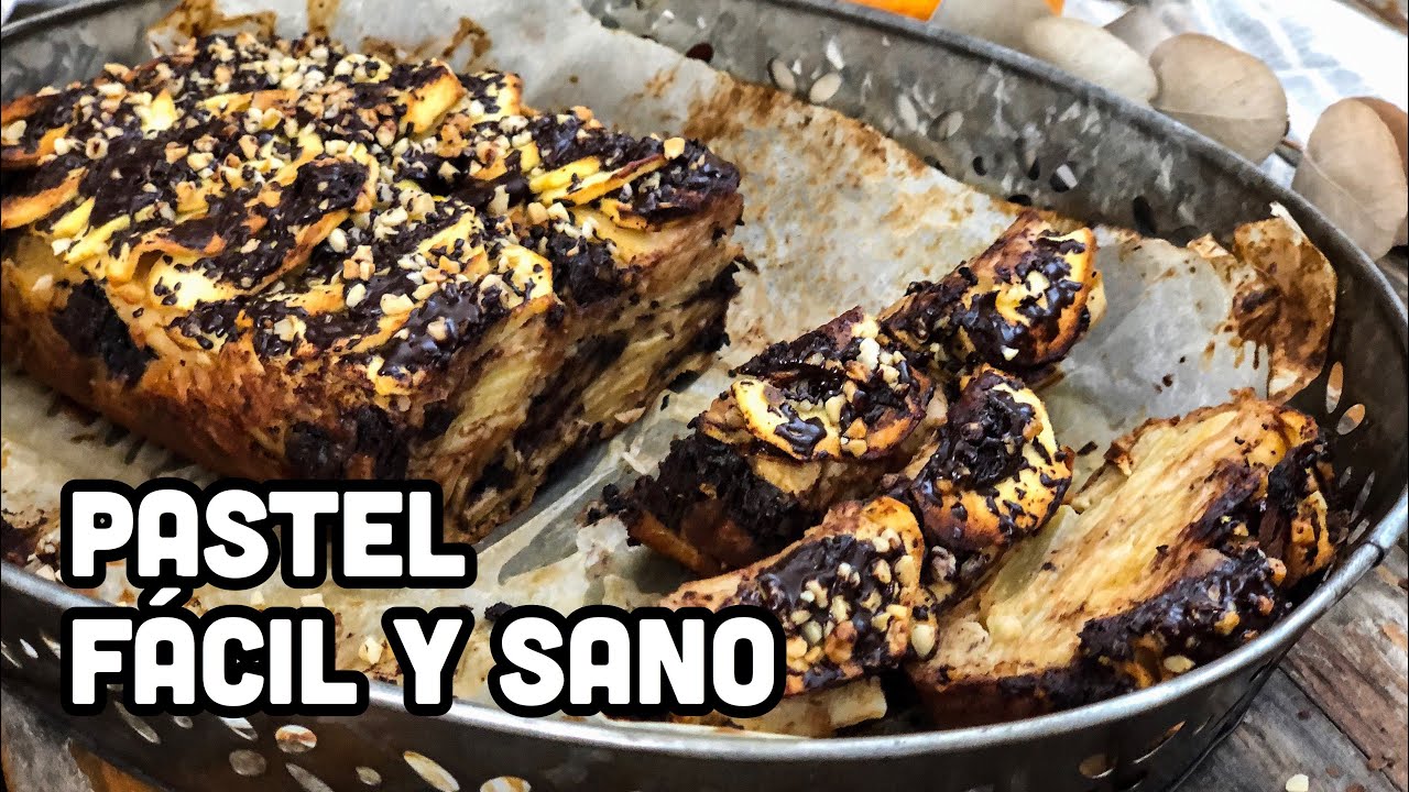 El pastel saludable de manzana más fácil del mundo - SIN AZÚCAR