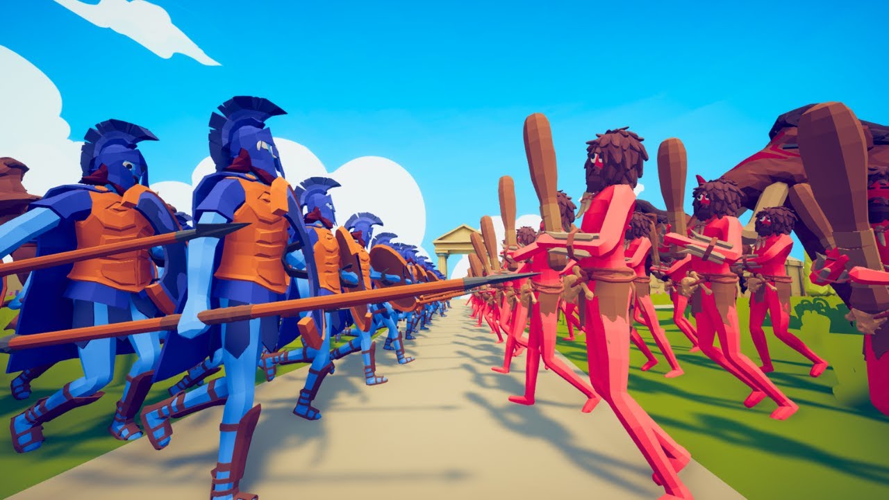 100x ANCIENT ARMY vs 100x TRIBAL ARMY TOTAL WAR - TABS | Totally Accurate Battle Simulator