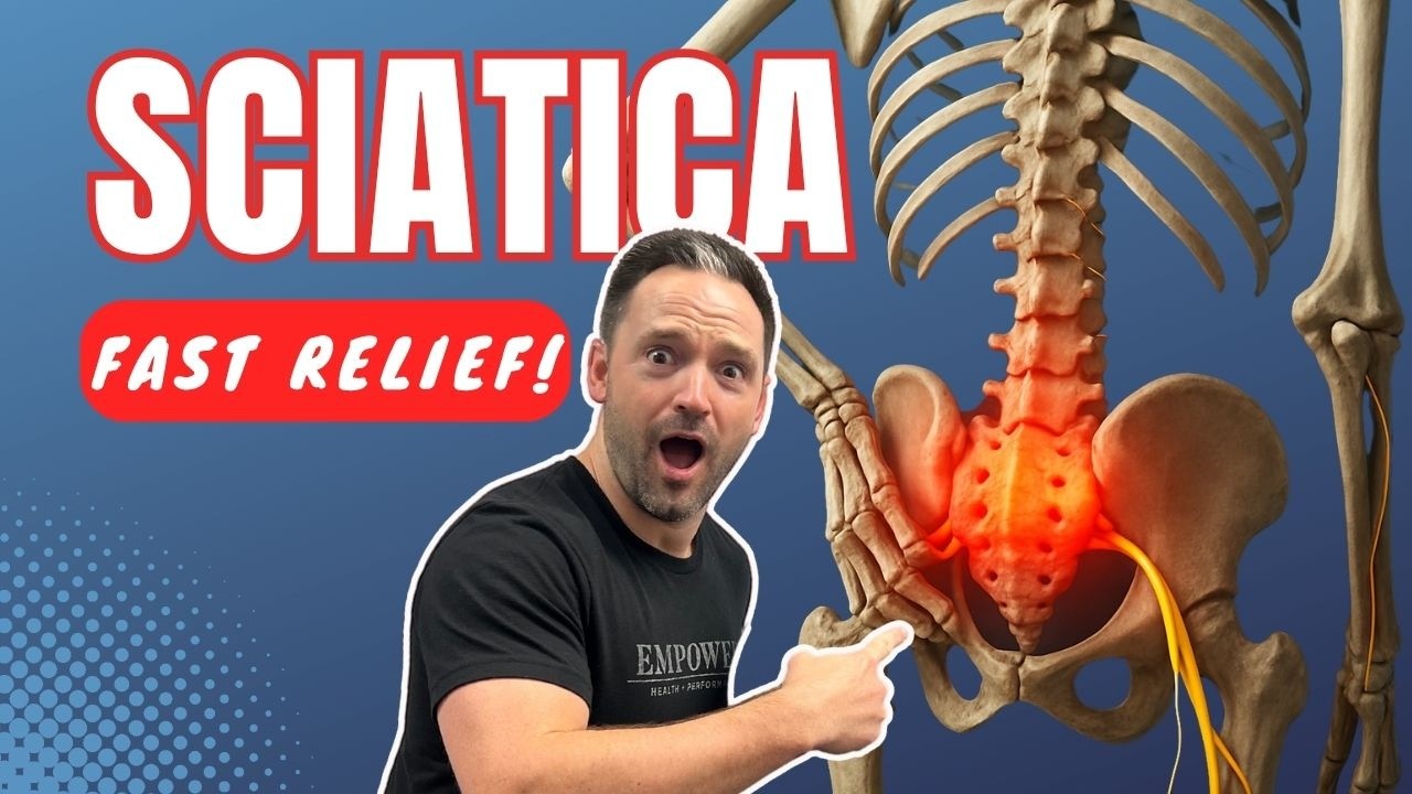 How to Relieve Sciatica at Home–No Equipment! (Doctor Approved) FREE INSTRUCTIONAL PDF ⬇️