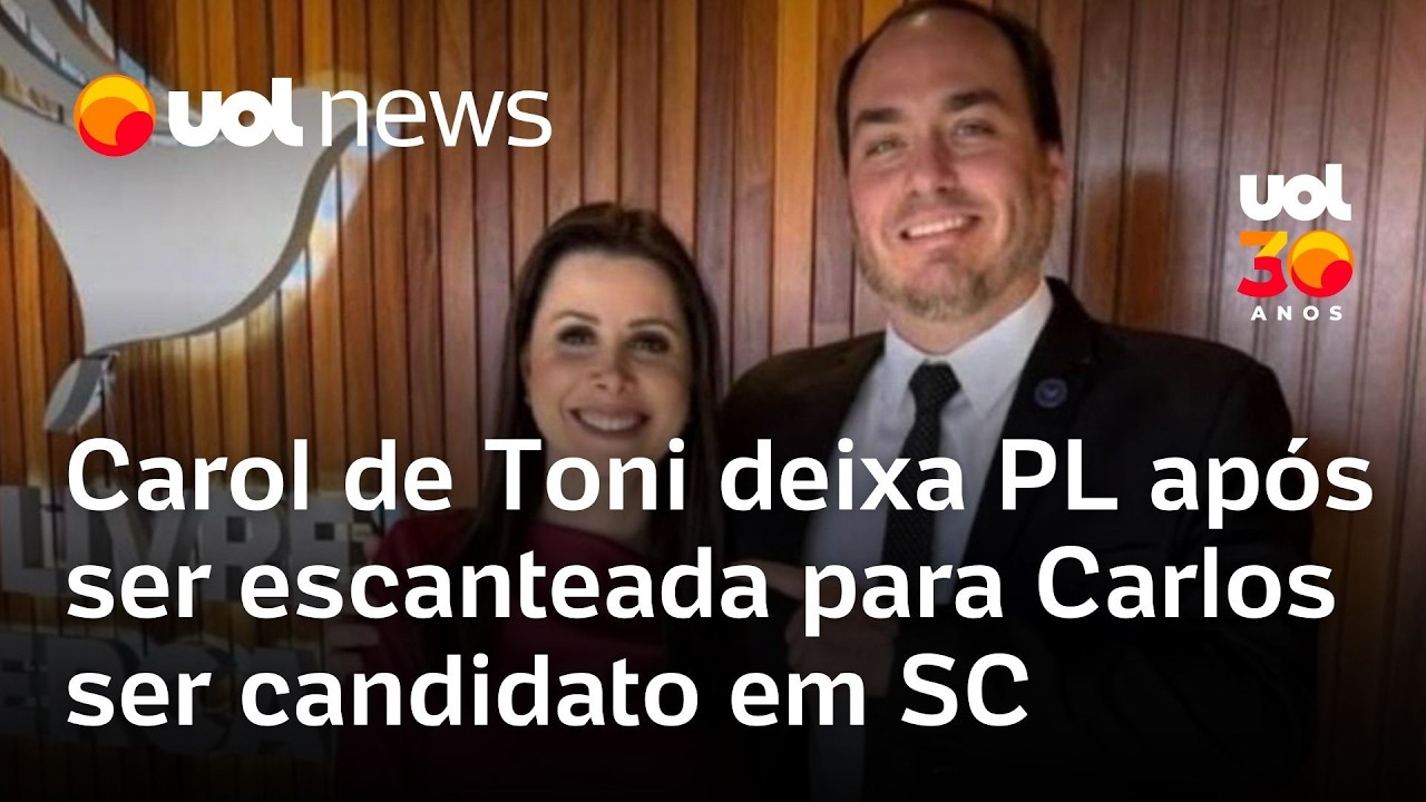 Carol de Toni deixa PL após ser escanteada para Carlos Bolsonaro ser candidato ao senado em SC