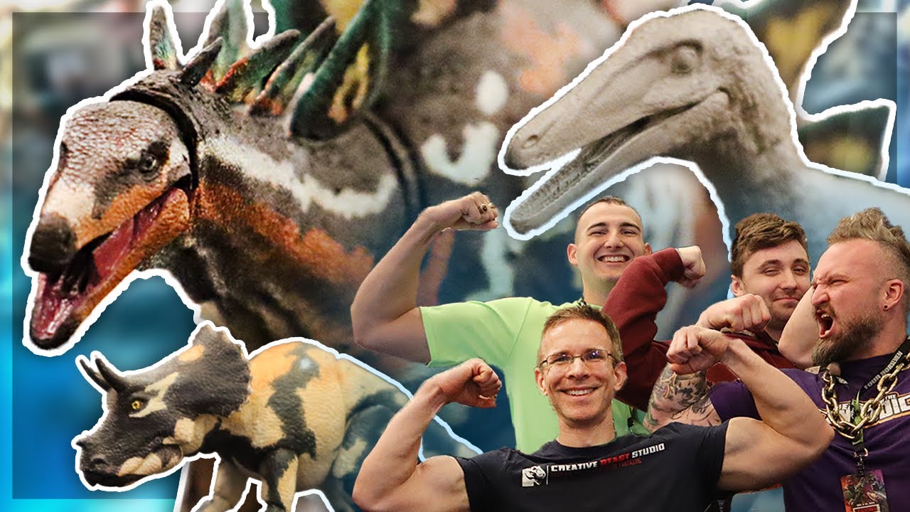💪 Meeting CREATIVE BEAST STUDIOS at LegionsCon! [Stegosaurus, Austroraptor, & More!]