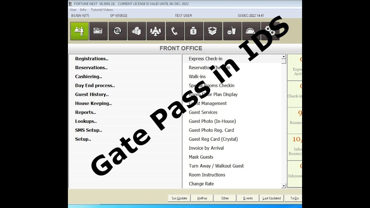 IDS NEXT 6.5 OR 7.0 | Gate pass in IDS | IDS HOW TO MAKE A GATE PASS