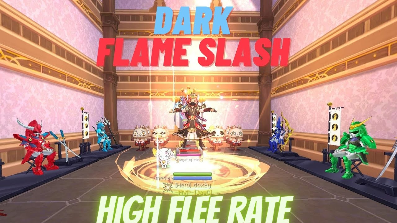 Novice Guardian High Flee Rate Dark Flame Slash Build Guide