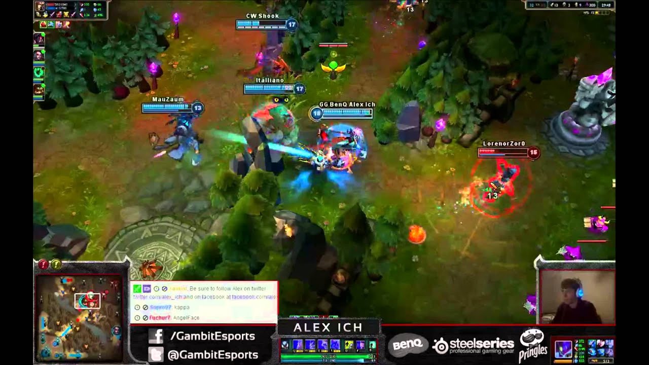 Alex ich - Kha'Zix Quadra + PENTAKILL in one game