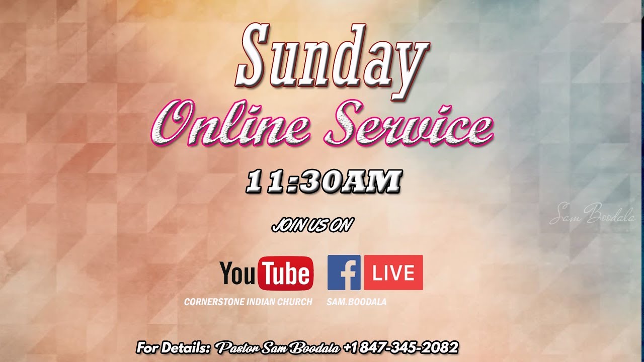 Sunday  Service | December 4th, 2022 | Cornerstone Church | Sam Boodala