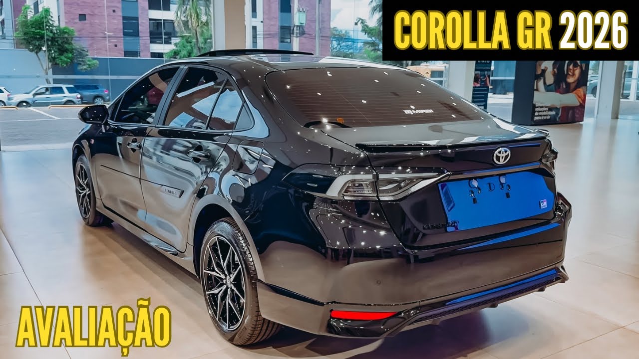 NOVO TOYOTA COROLLA 2026 GR-SPORT EM DETALHES