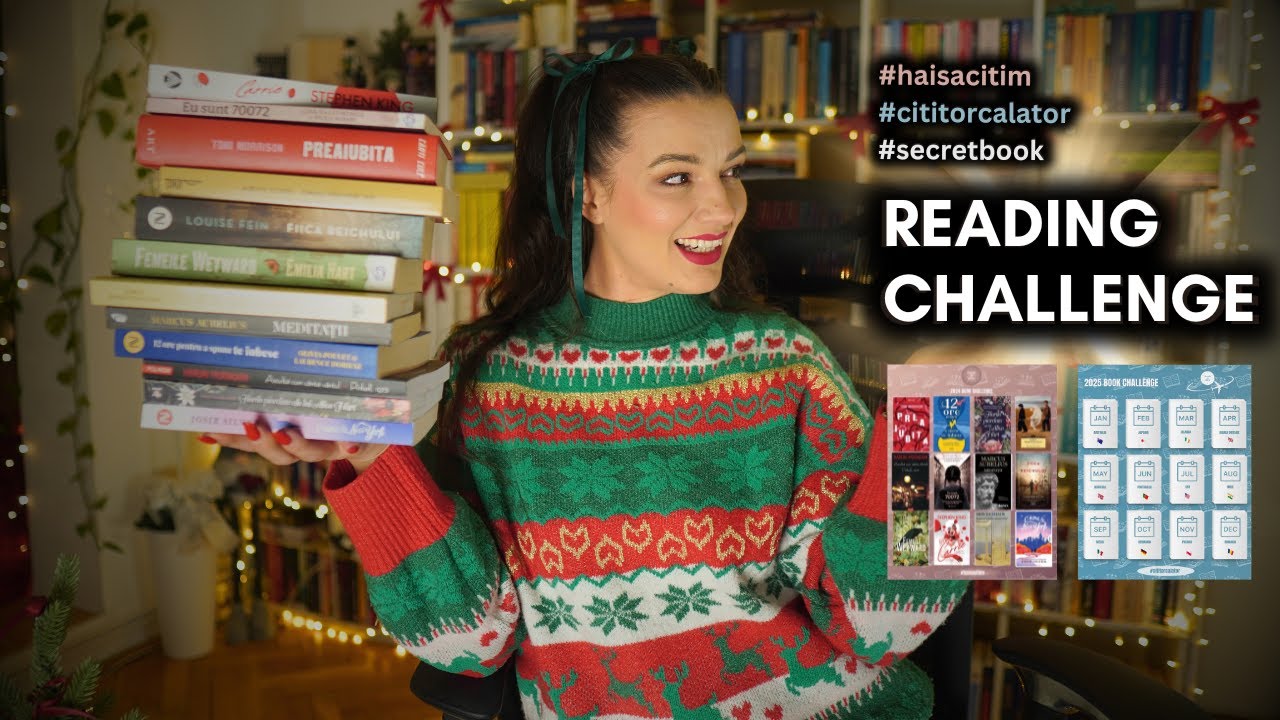 Reading Challenge 📚 Ce am citit în #haisacitim2024 și noile provocări pentru 2025