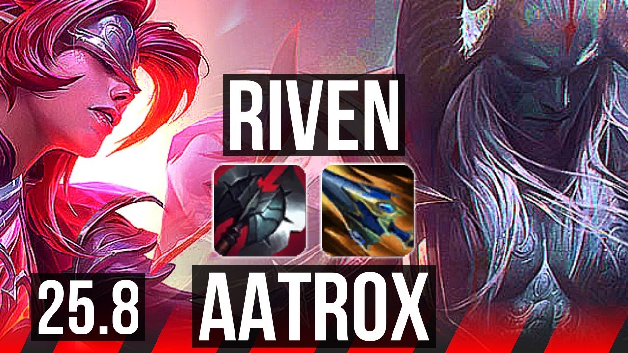 RIVEN vs AATROX (TOP) | 8/2/3 | KR Master | 25.8