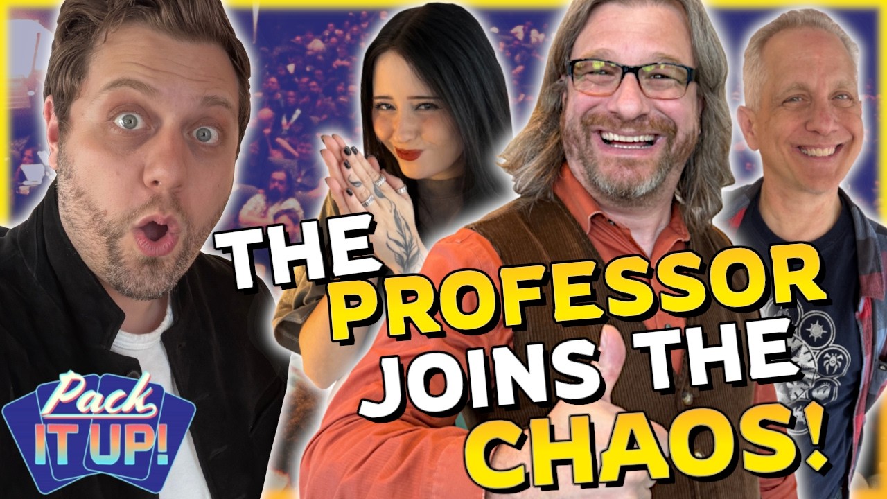 Insane Chaos Draft with Every Magic Pack Ever! The Professor, Mark Rosewater, Ashlizzlle Pack it Up!