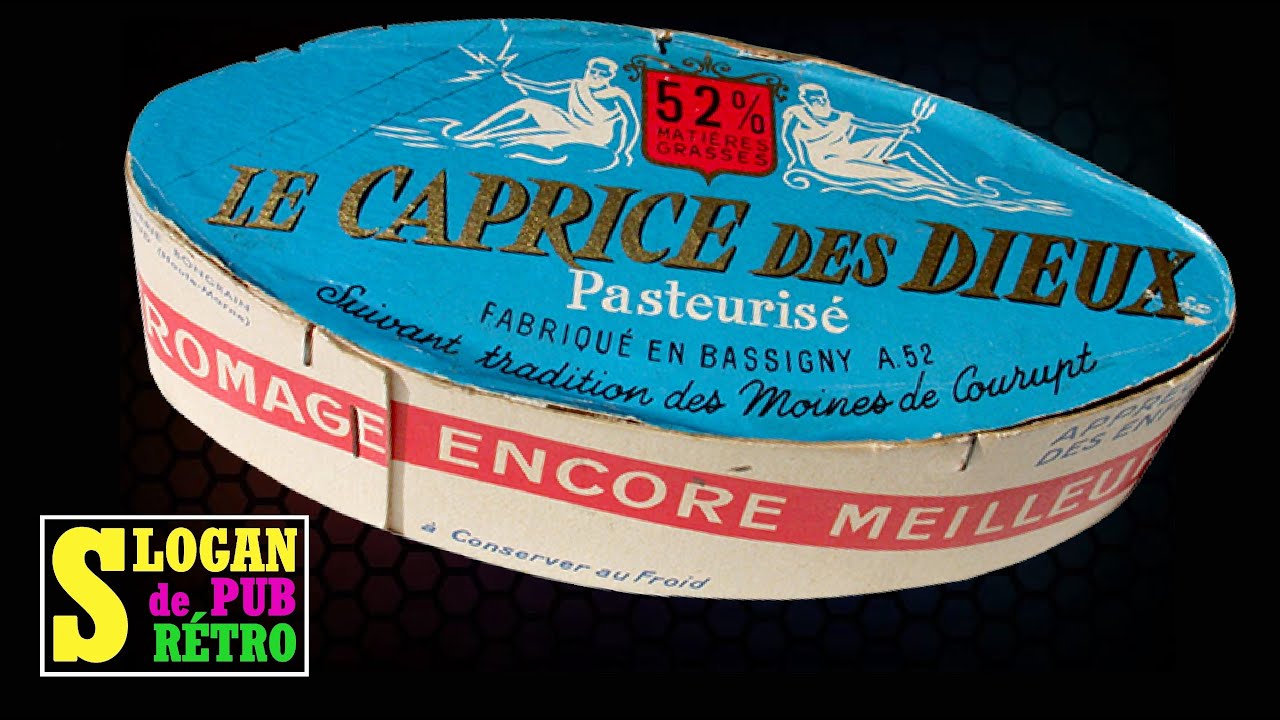 CAPRICE DES DIEUX CAPRICE A DEUX. Histoire et évolution du Slogan de PUB depuis 1955