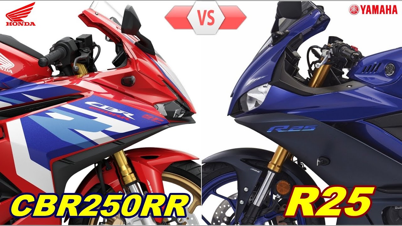 Honda CBR250RR vs  Yamaha R25 |2024 Comparison |TM