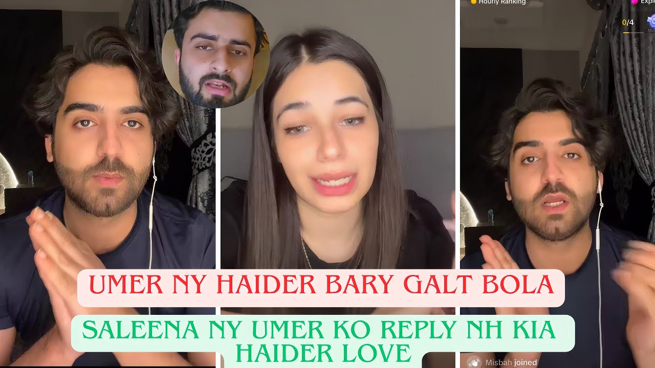 Umer Ny Haider Bary Galt Bola | Saleena Ny Umer Ko Reply Nh Kia Haider Love 
