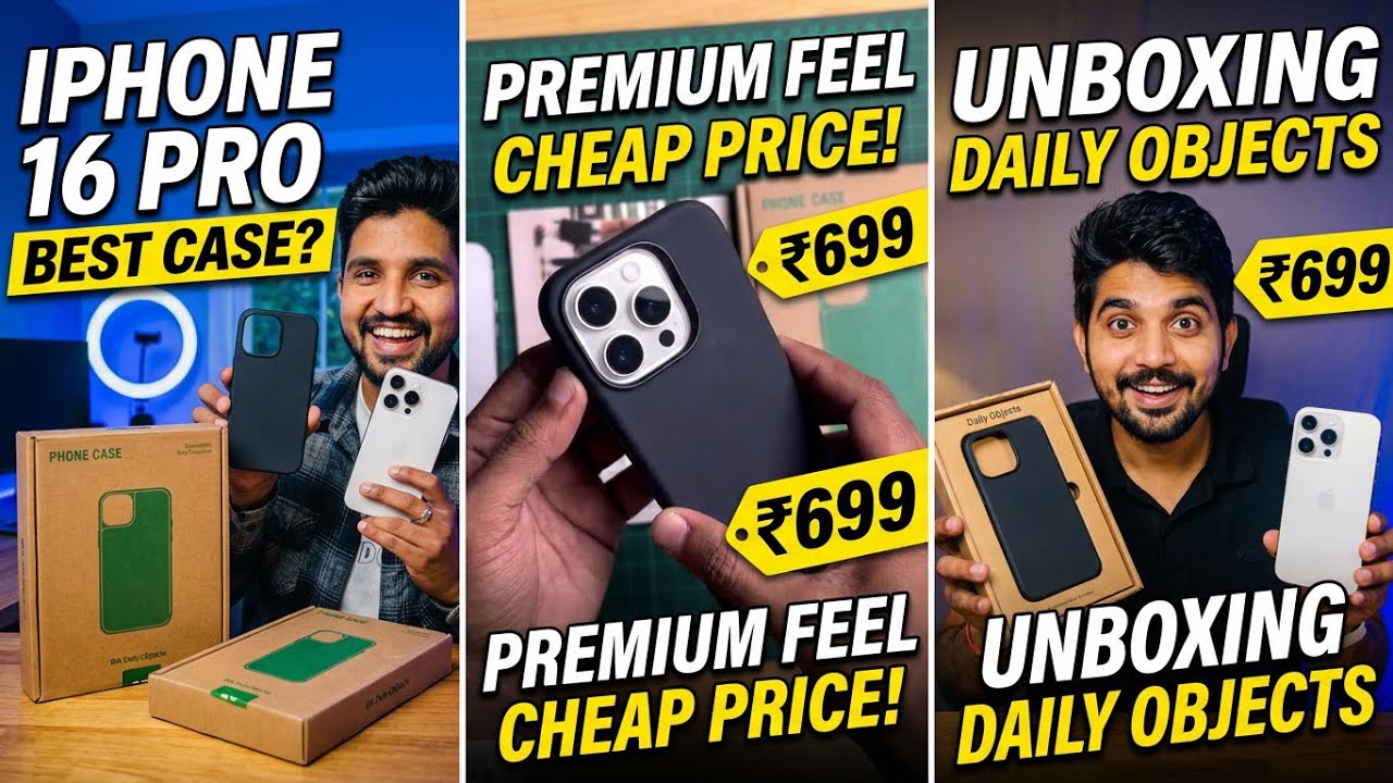 Unboxing iPhone 16 Pro Daily Object Case @₹699