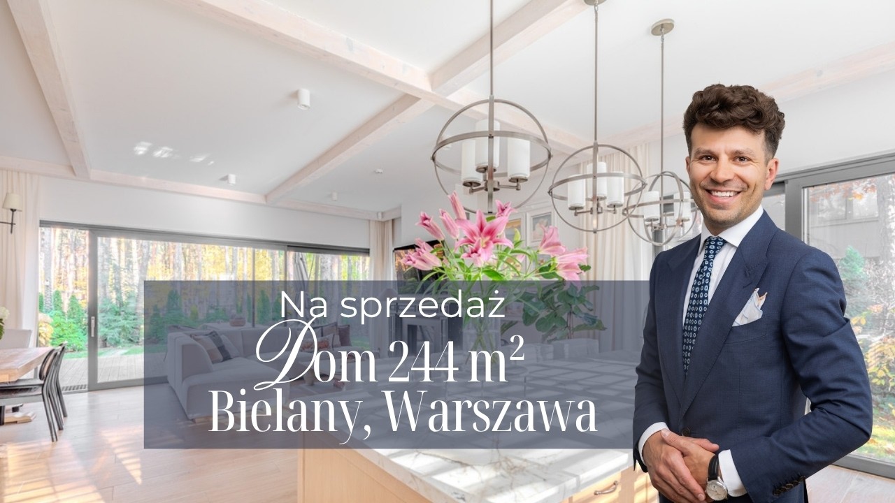 Dom marzeń na sprzedaż | Ponadczasowy design i cisza natury w sercu Bielan, Warszawa.