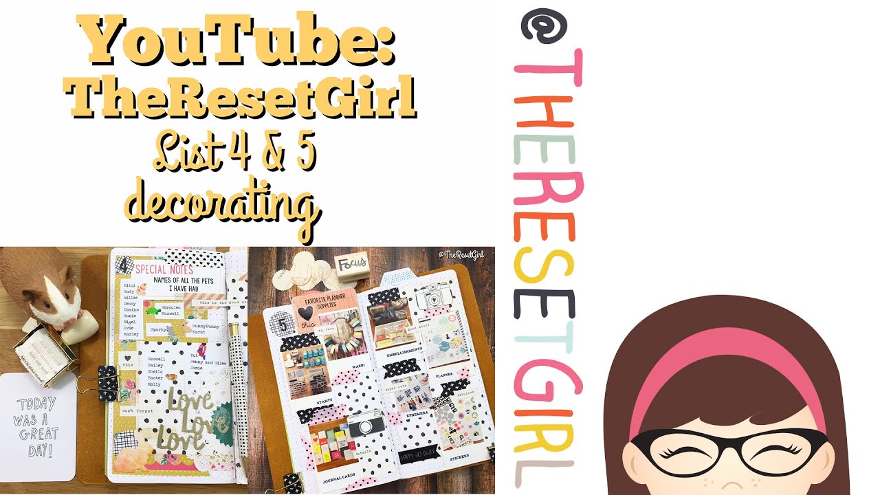 #ListersGottaList April Challenge – Decorating List 4 & 5