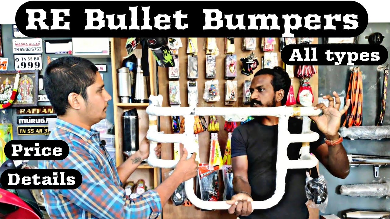 Royal Enfield Modification Bumpers Price and Details / Black Buddy Tamil