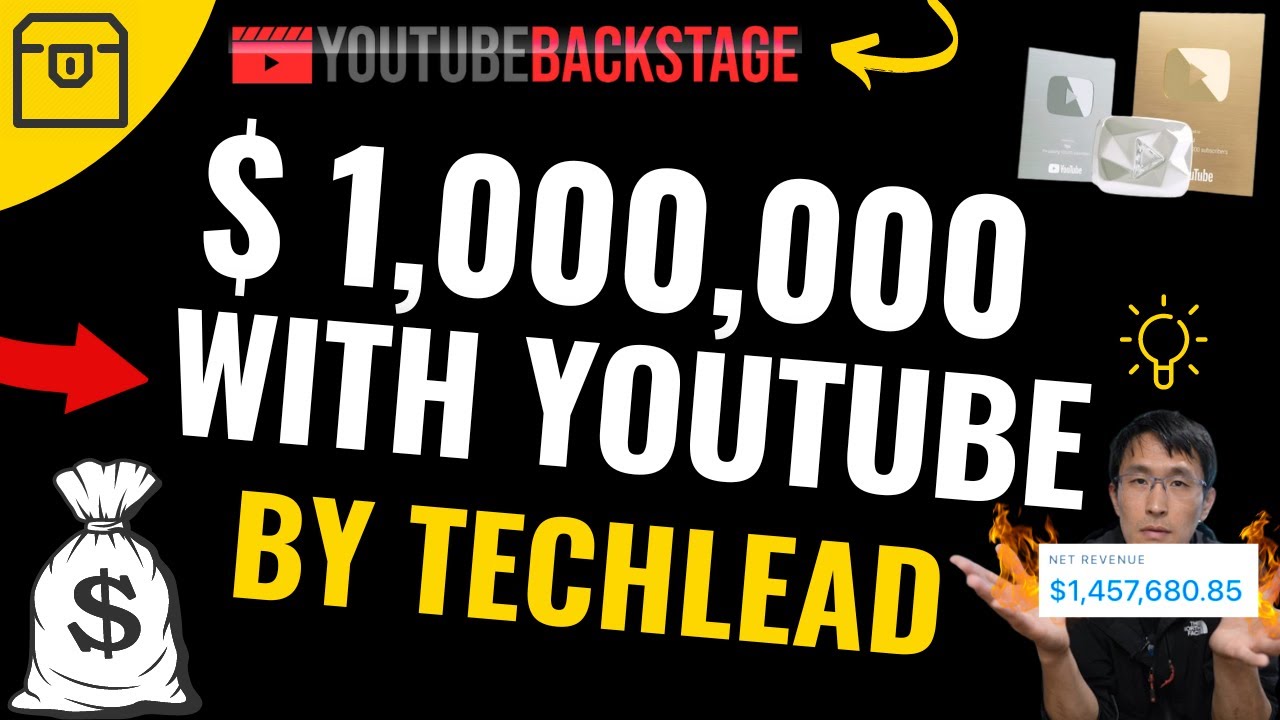 Build a $1,000,000+ business on YouTube - YouTube Backstage Review by TechLead