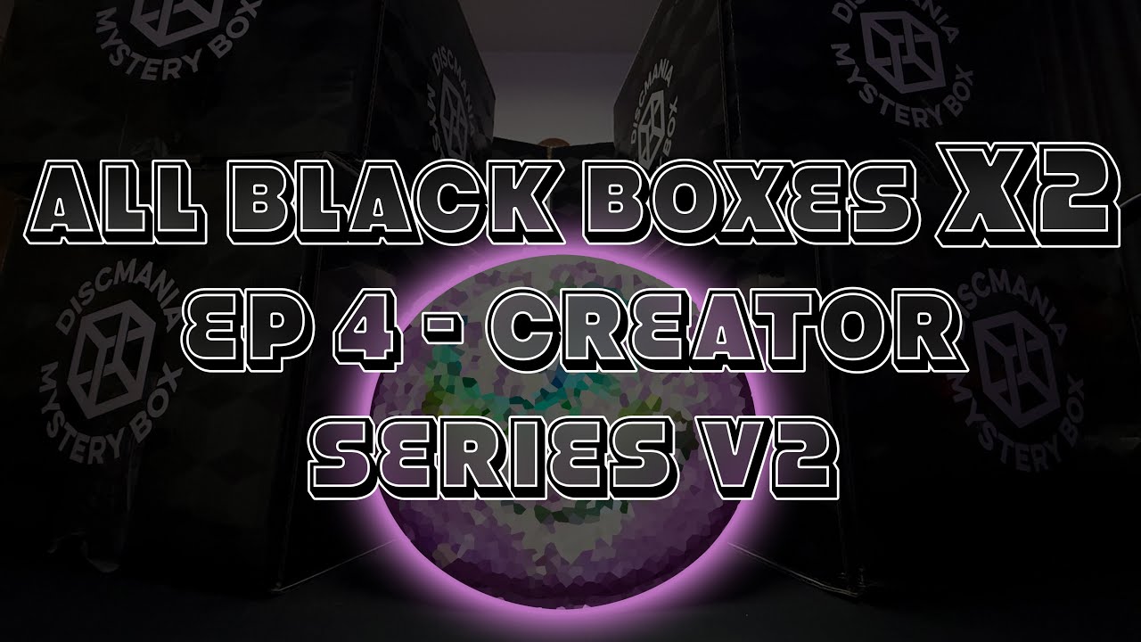Discmania Black Mystery Box Unboxing: Creator Series v2