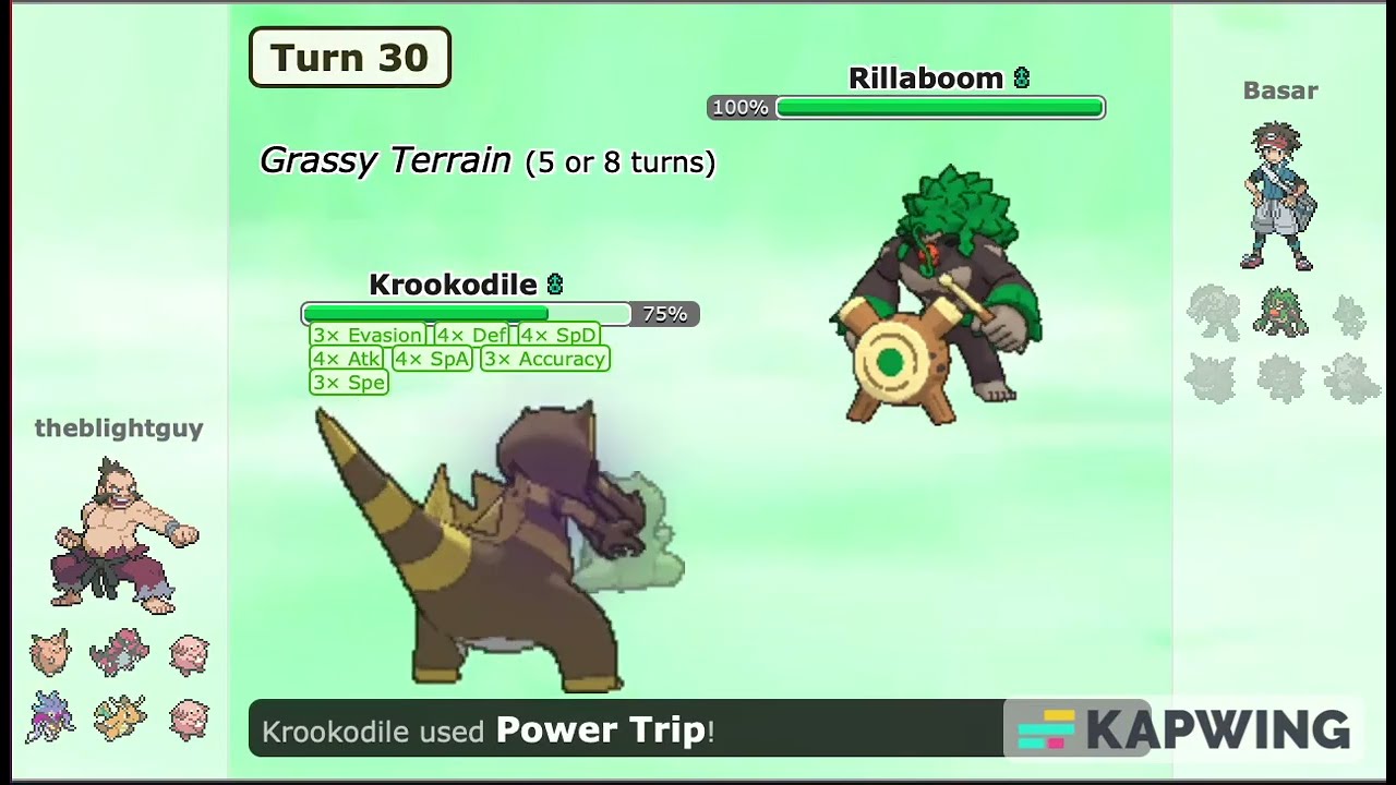 Krookodile Power Trip Sweep!! details in the desc
