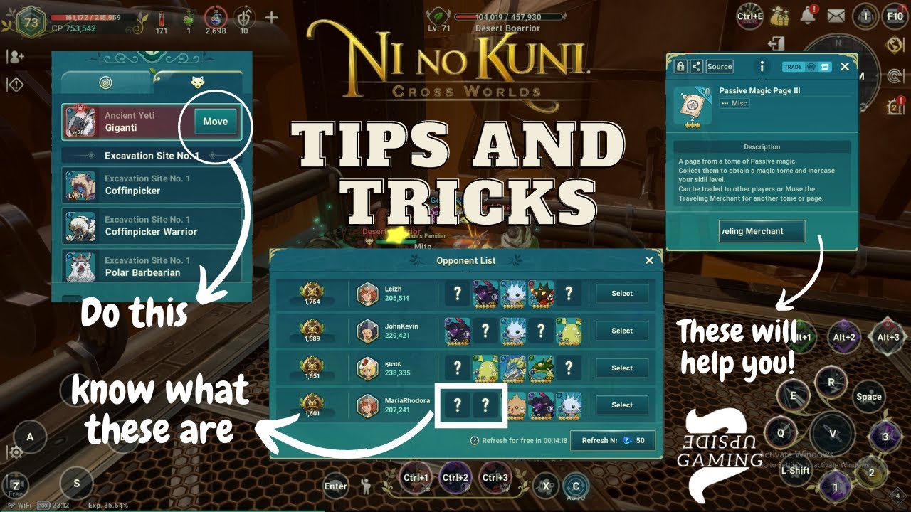 NI NO KUNI CROSS: WORLDS! TIPS AND TRICKS THAT WILL SURELY HELP YOU PLAY THE GAME A LOT EASIER!