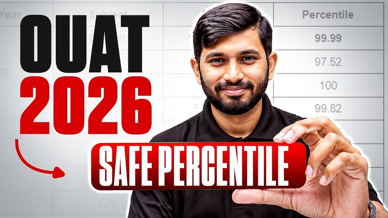 OUAT 2026 SAFE PERCENTILE ⁉️ କେତେ Percentile ରେ କେଉଁ College ମିଳିବ ❓ #ouat #ouat2026 #pwodisha