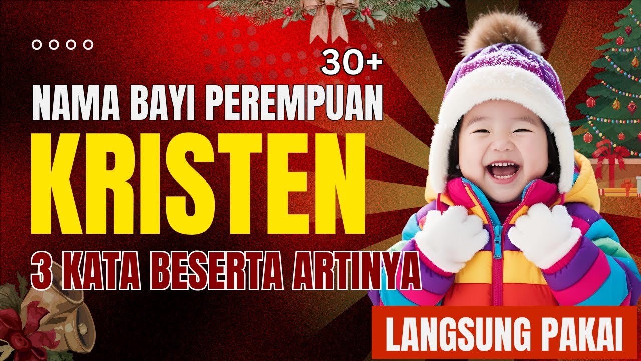 30 Nama Bayi Perempuan Kristen Modern TERBAIK 2025! Modern & Unik