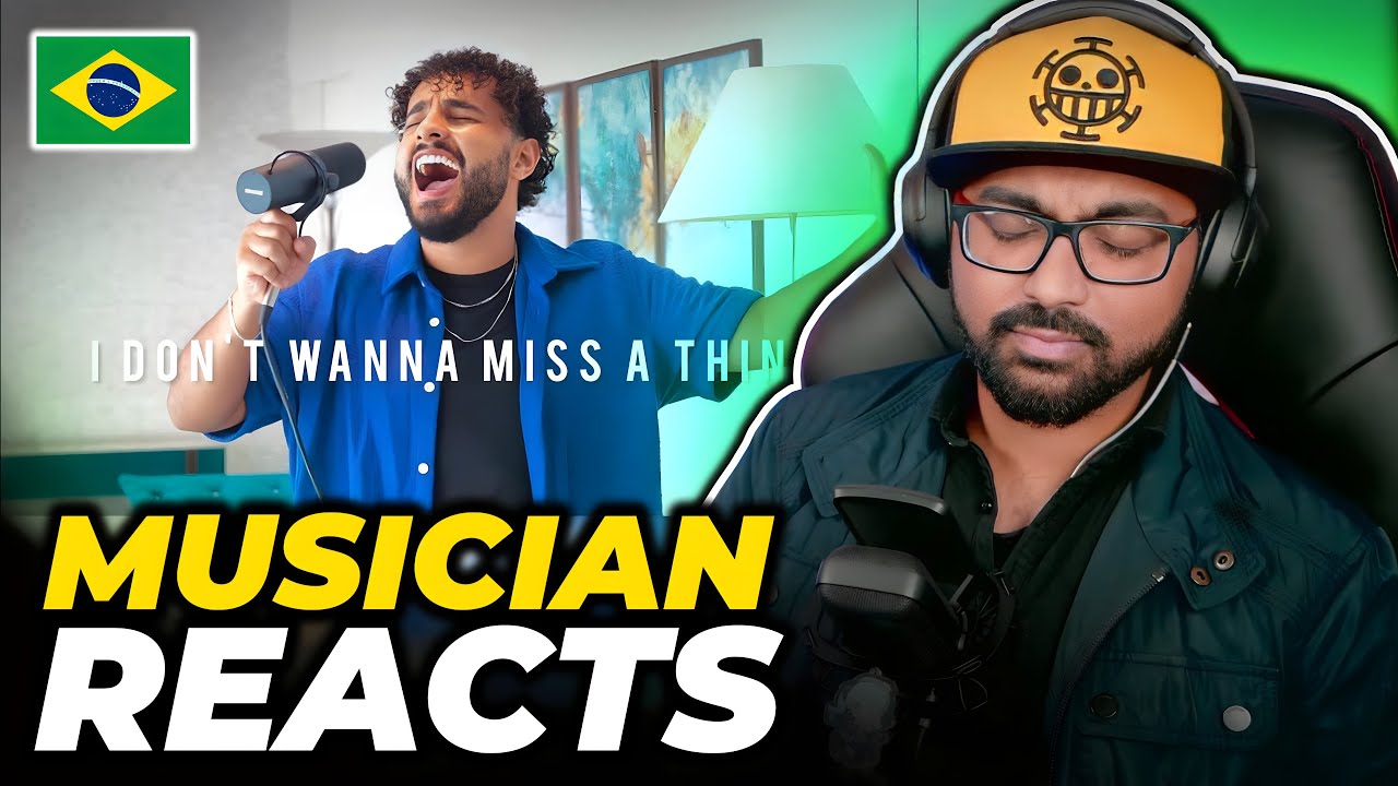 Musician Reacts to Gabriel Henrique - I Don't Want to Miss A Thing (Aerosmith) | First Time Reaction