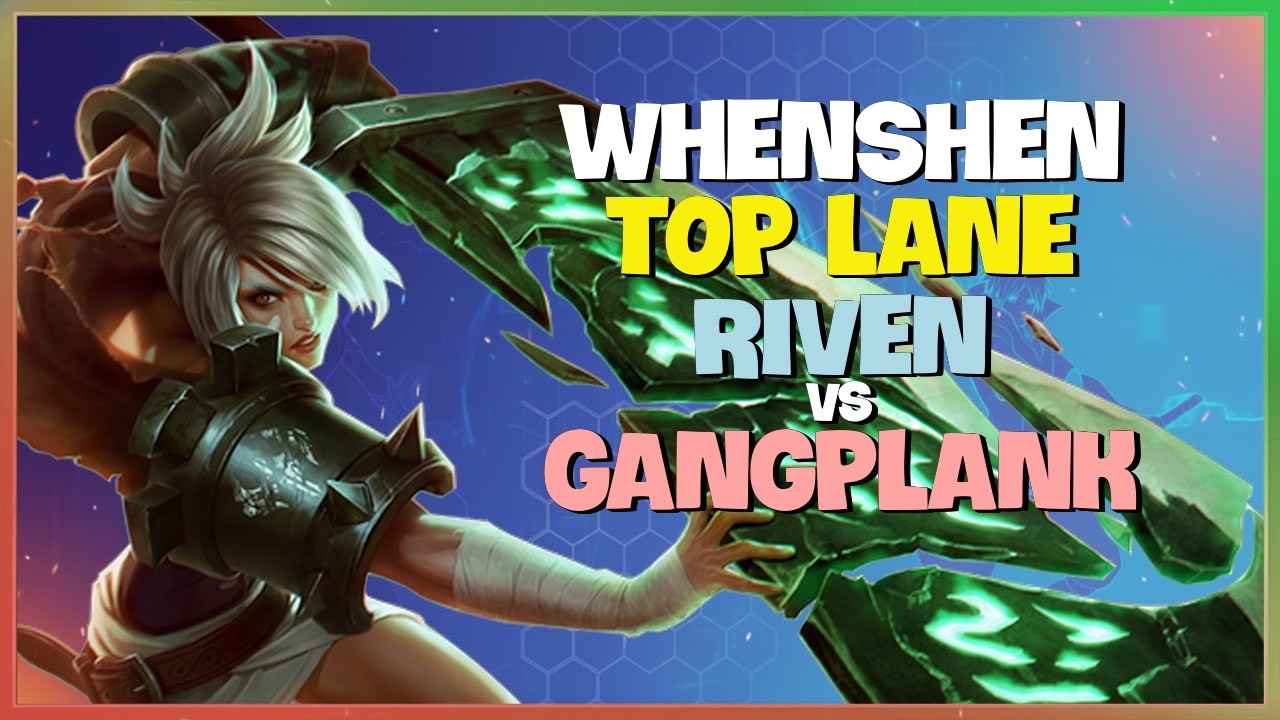 Rank 1 Riven : This Dude is CRUSHING the Top Lane Matchup against Gangplank