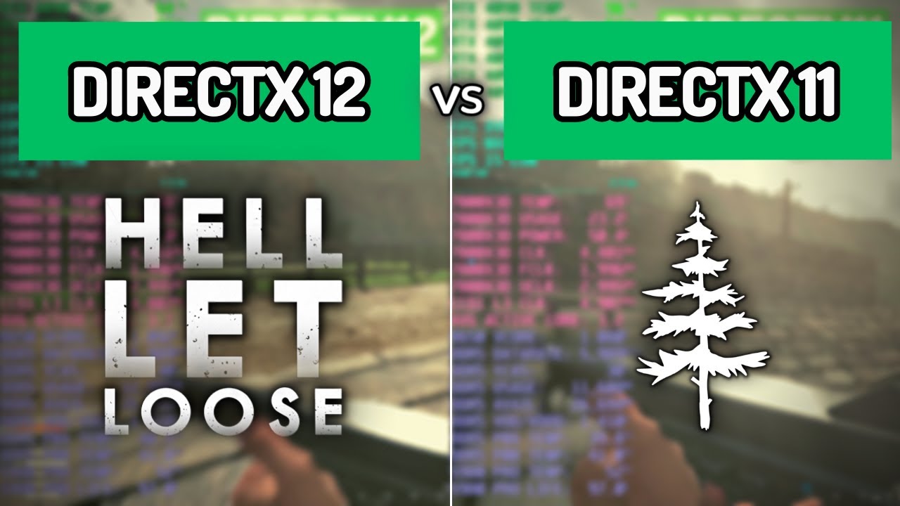 Hell Let Loose \\ DX12 vs DX11 // 7800X3D + 4090