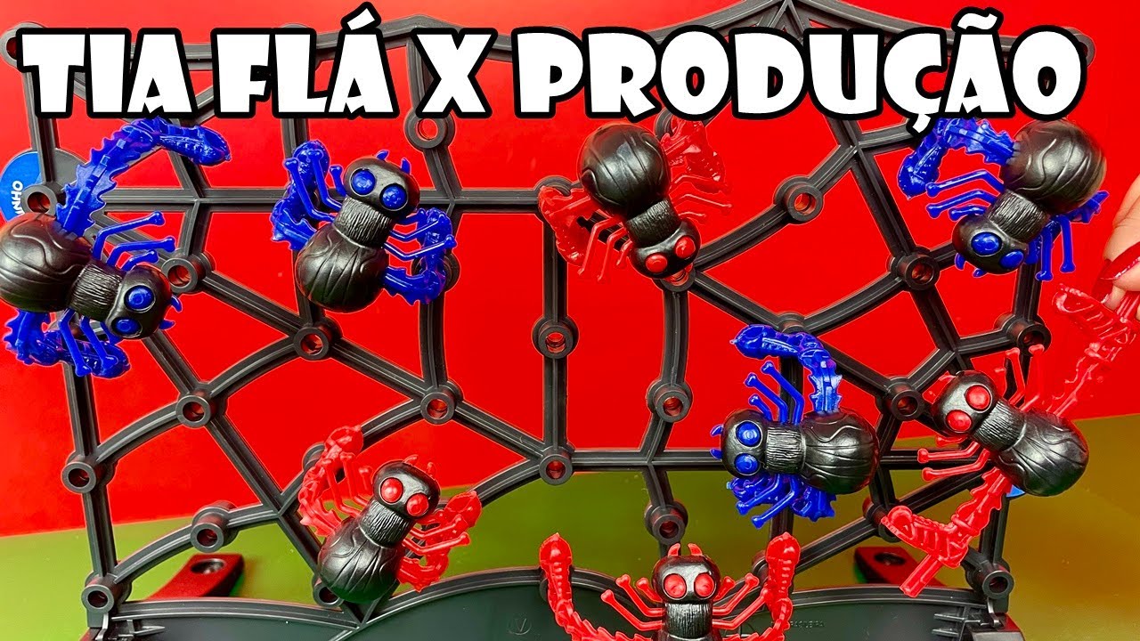 DERRUBE A ARANHA! Tia Flá X Produção