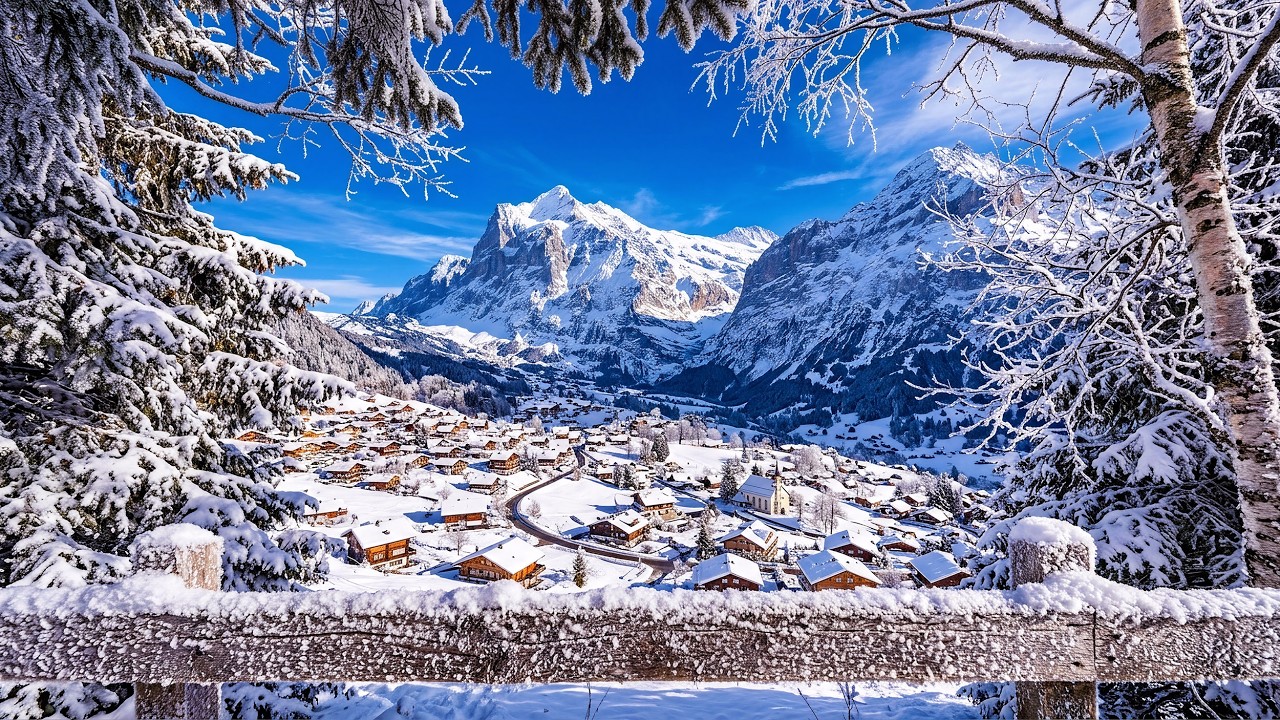Grindelwald, Switzerland 🇨🇭 | Winter Village Walk With Epic Alpine Views | 4K Walking Tour