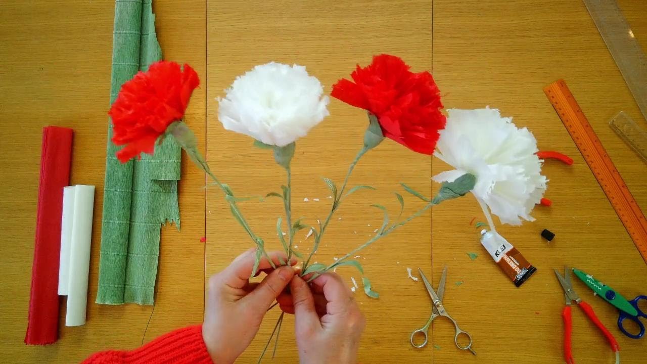 PAPIEROPLASTYKA -  Goździki
