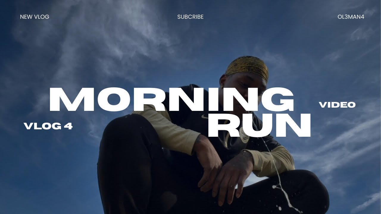 Go Exercise! Morning Run | Vlogg￼