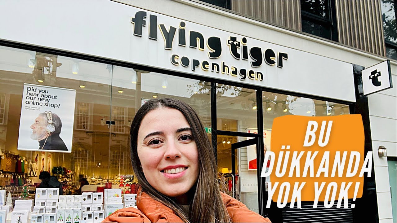 İngiltere'nin Çok Ünlü Hediye/Ev/Süs Eşyası Mağazası: Flying Tiger