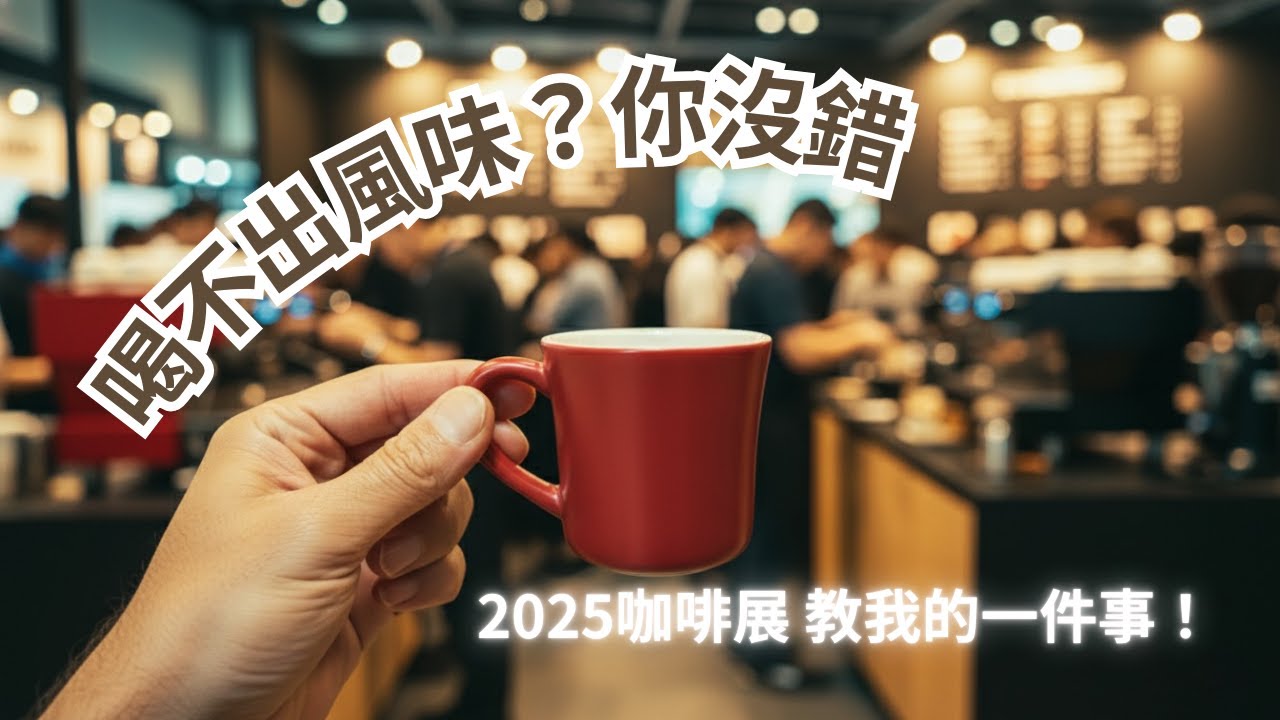 【2025 台灣國際咖啡展 POV】喝不出風味？試試切換你的大腦模式