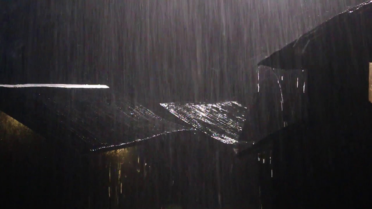 Heavy Rain and Thunder Sounds for Deep Sleeping - Relaxing Thunderstorm Live Stream