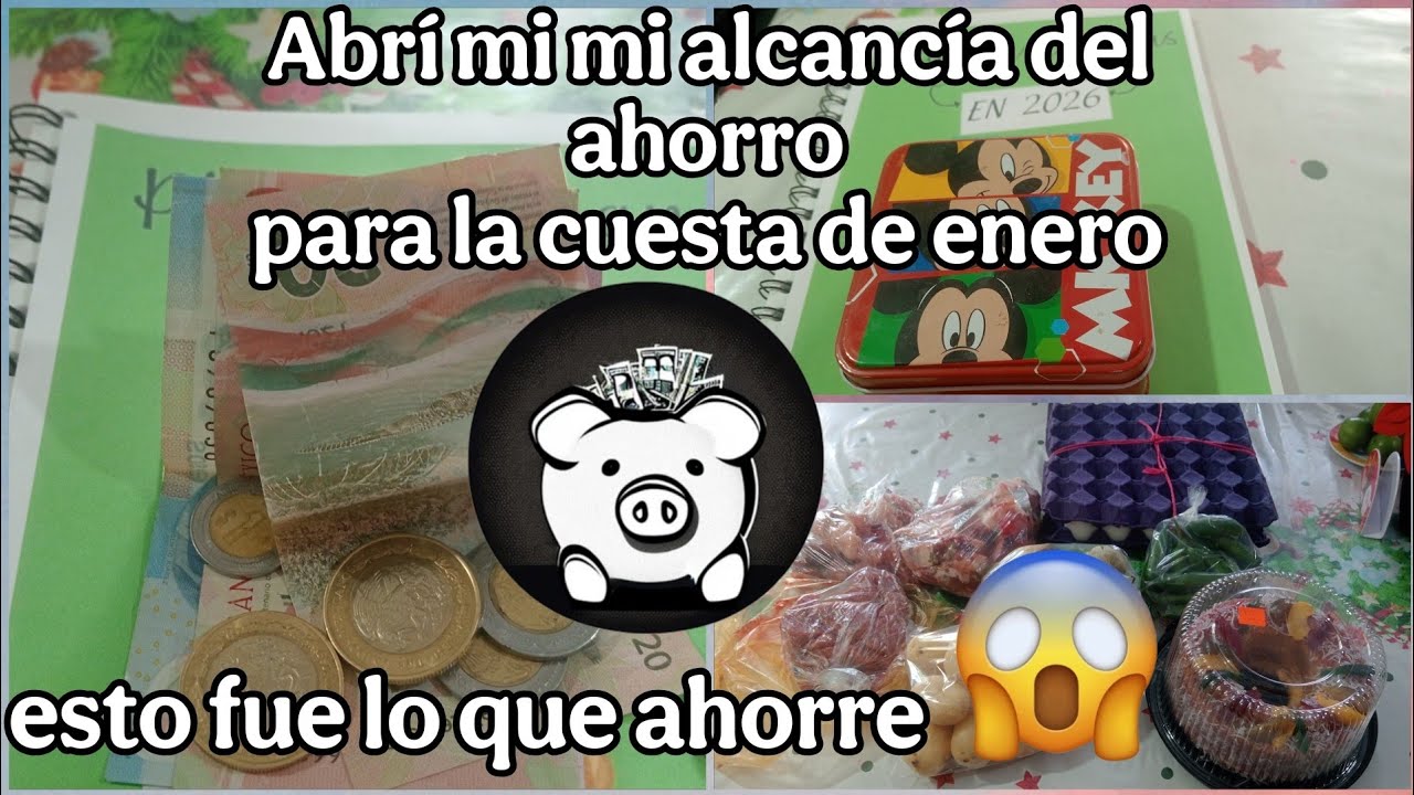 CUANTO AHORRE PARA LA CUESTA DE ENERO 💵💰 Esto compré con mi ahorro 