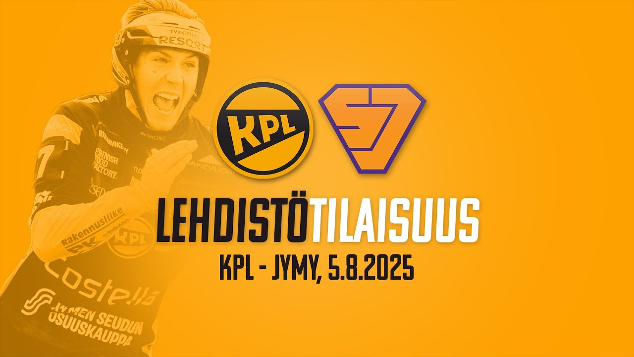 Lehdistötilaisuus KPL - Jymy 5.8.2025
